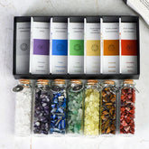 Chakra Crystal Tree of Life Wishing Bottles Set | Energy Healing - Auratract